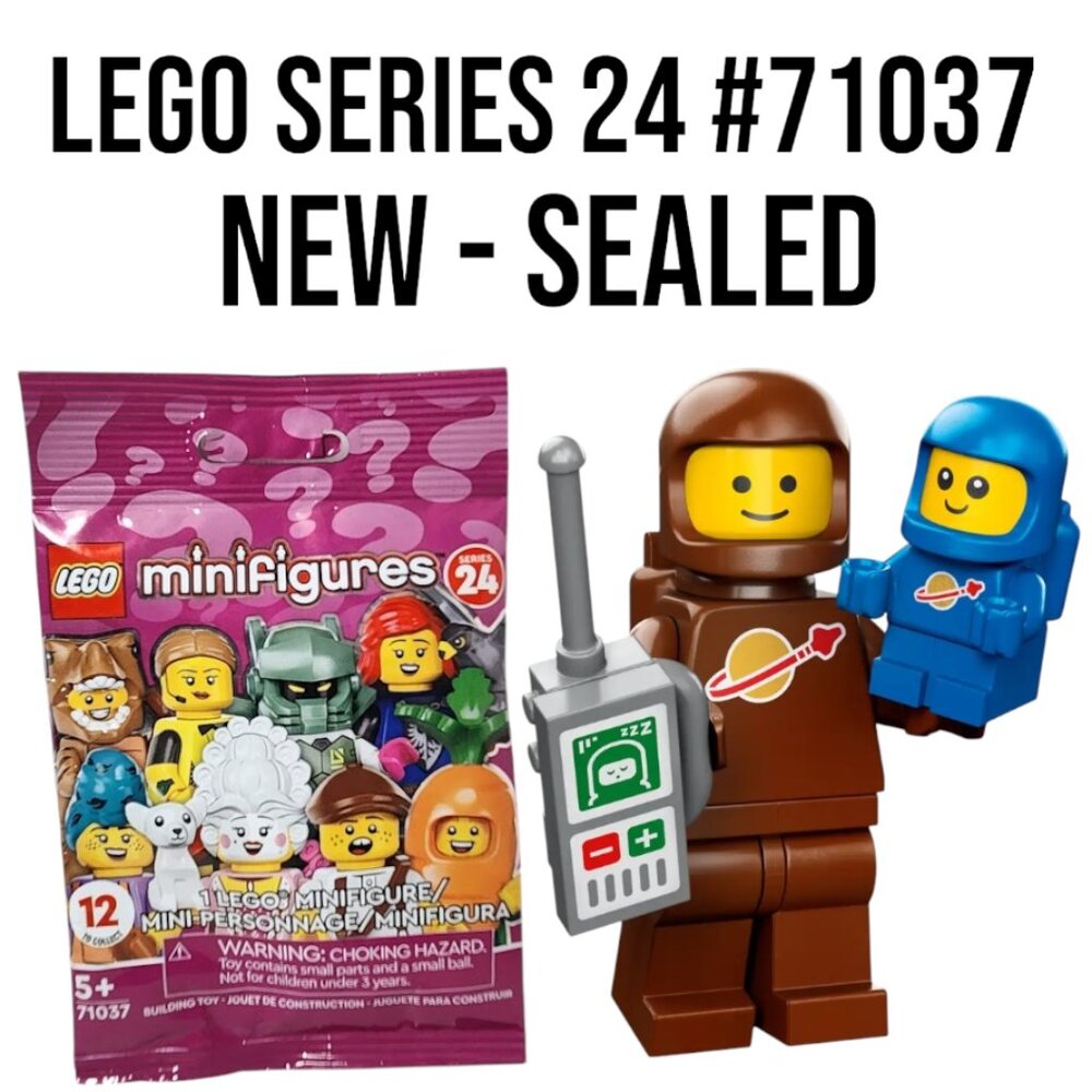 LEGO Minifigure Series 24 Brown Astronaut and Space Baby SEALED New - Sealed